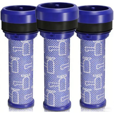 Filtre pré-moteur de rechange pour Dyson 923413-01 - Lot de 3 filtres moteur pour aspirateur DC28 DC33 DC33c DC37 DC37c DC39 - Cylindre de protection du moteur pré-filtre HEPA Dyson (1/4)