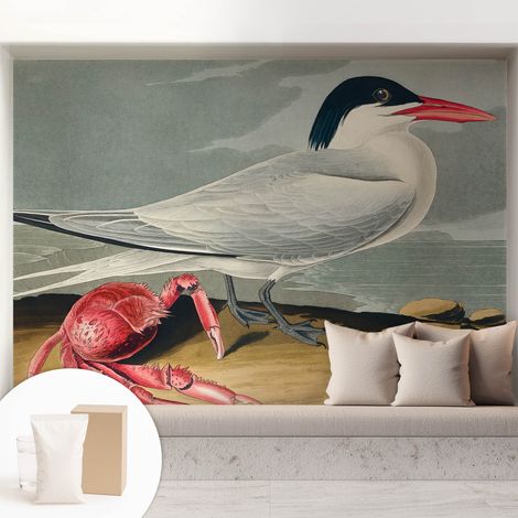 Papier peint intissé mural classique avec imprimé motifs décoratifs design élégant non‑tissé Paysage marin 208x146 cm (1/5)