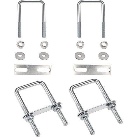 Boulons en U-4 pièces M6 vis pinces-80 x 50mm boîte de Fixation 304 boulons en U en Acier Inoxydable pour réparation de navires remorquage de Voitures (1/5)