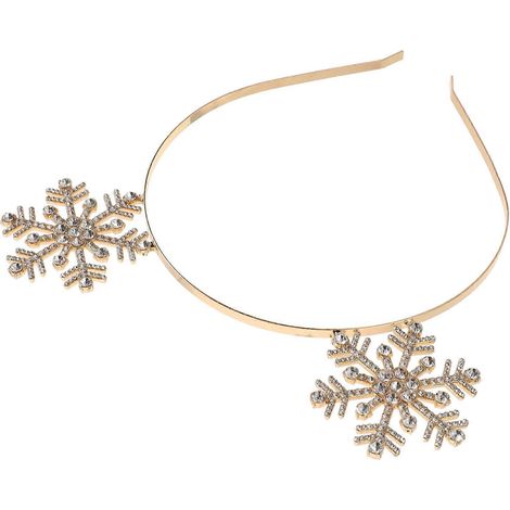 Serre-tête flocon de neige - Serre-tête flocon de neige de Noël - Cadeaux de fête compatibles (1/5)