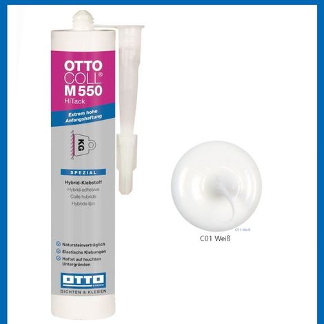 OTTOCOLL HITACK (M550) 310ML C01 WEISS - 7550401 (1/4)
