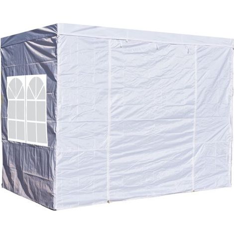 Packs Laterales Carpas Plegables - Pack 4 Laterales para Carpas 3x2 Master 2L1V1P - Blanco