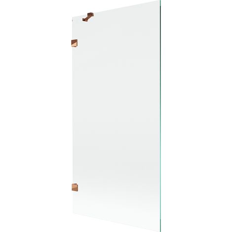 Mexen Lunar Duschwand, 1-flügelig, 90 x 150 cm, transparent, Roségold - 897-090-000-60-00 (1/5)