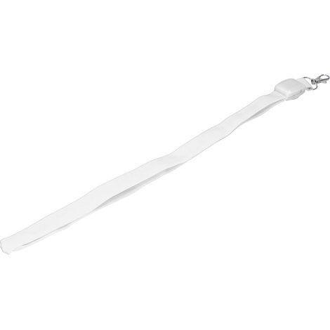 Collier LED réfléchissant anti-décoloration avec logo personnalisable, boîte carrée pour carte d'identification LED, lanière pour chien (blanc) (1/5)