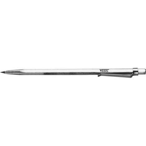Vogel Germany Anreißnadel 6 mm 150 mm Hartmetall Spitze 6-kant mit Clip 334608