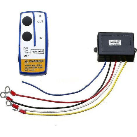 12v Wireless Recovery Winch Remote Control Switch Handset For Jeep Atv Suv Utv (1/2)