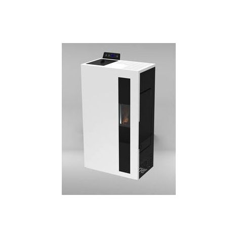 C STUFA PELLET SLIM BRONTE 5 BIANCO