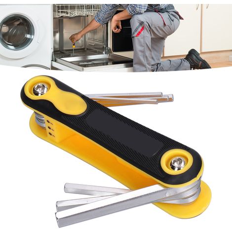SK-287 8-in-1 Klappbarer Multifunktions-Sechskantschraubendreher-Satz (1/5)