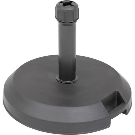 Base per ombrellone haulio nera Ø 47x38h 29 kg (1/3)