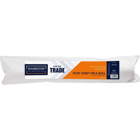 Hamilton Trade Dust Sheet ON A Roll - 2m x 50m (1/3)