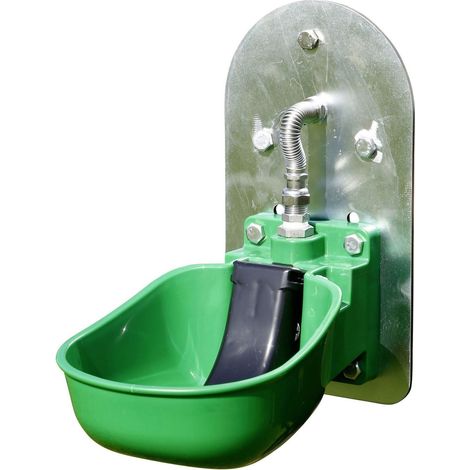 KERBL Tränkebecken Kunststoff KN50 mit Adapterplatte für Weidefassanbau (1/5)