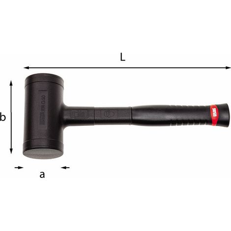 Mazzuola antirimbalzo monoblocco Usag 374 G diametro 50 mm