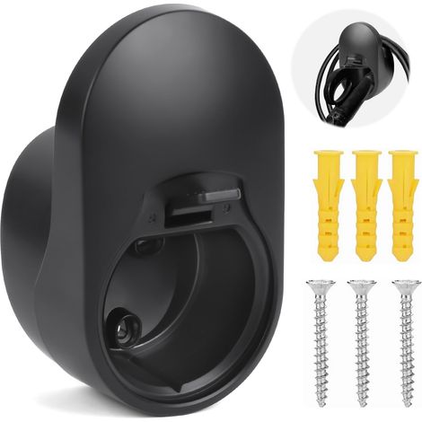Soporte De Pared Para Cable De Carga - Resistente A La Intemperie - Compatible Con Cables Tipo 2 - 1 Unidad