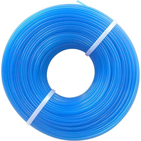 100m Fil Coupe Bordures 1,6 mm Diamètre Fil pour Débroussailleuse Nylon (1/5)