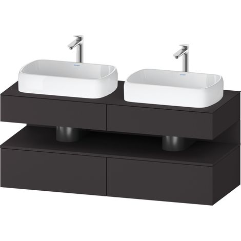 Duravit Collection One Meuble sous-vasque sur console, 2 tiroirs, (1/2)