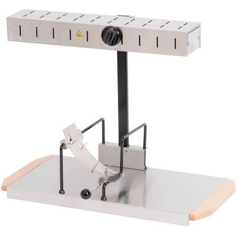 Tellier Appareil à raclette inox élégant 46x26,5x40 cm (1/3)