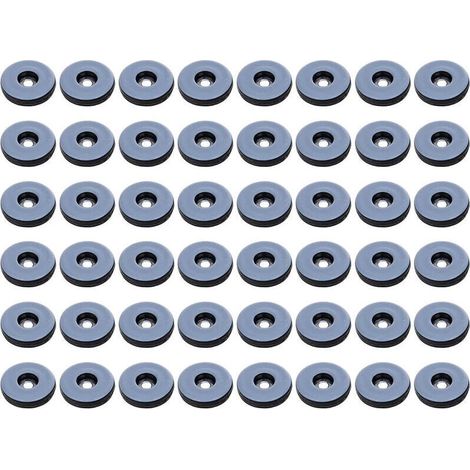[NUNCA USADO] Deslizadores para muebles, paquete de 48 deslizadores redondos de teflón, deslizadores antivibración - 19 mm (redondos) (1/4)