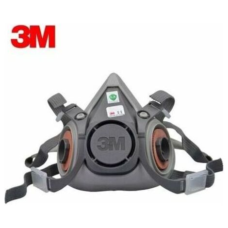Demi-masque classique réutilisable 3M 6200, Certifié EN sécurité, (1/5)