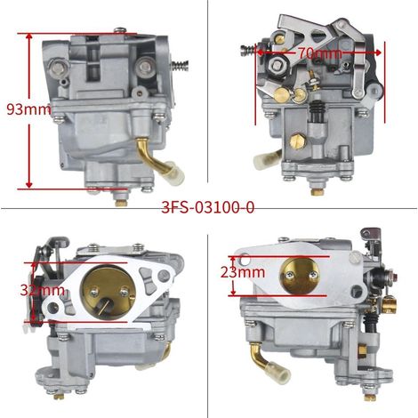 Vergaser für Dongfa Mercury 4-Takt 9,8 PS (9,9 PS) Außenbordmotor 3FS-03100-0 3V2031003M