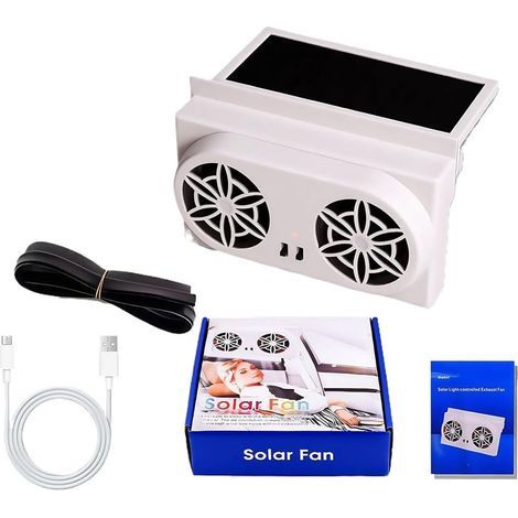 Genérico Ventilateurs de ventilation solaire pour voiture (1/5)
