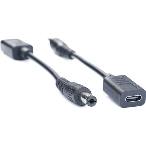 USB 3.1 Typ-C auf 5,52,5 mm Stromkabel, PD-Führungskabel, USB-C auf DC 5,5/2,5 mm Ladekabel. (1/4)