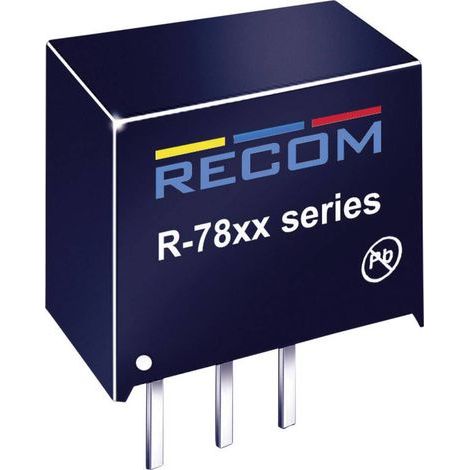 Convertisseur CC/CC pour circuits imprimés RECOM R-7812-0.5 Nbr. de sorties: 1 x 12 V/DC 0.5 A 6 W 1 (1/4)