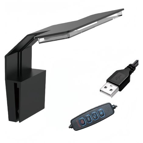 Lampe LED pour aquarium, clip réglable, alimentation USB, étanche, pour poissons et plantes aquatiques.-AquaForge (1/5)