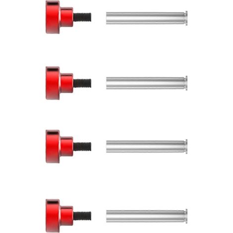 Universelle magnetische Befestigungsschrauben für PC-Lüfter – sicherer Halt und reduzierte Geräuschentwicklung dank korrosionsbeständiger Ausführung (Rot)