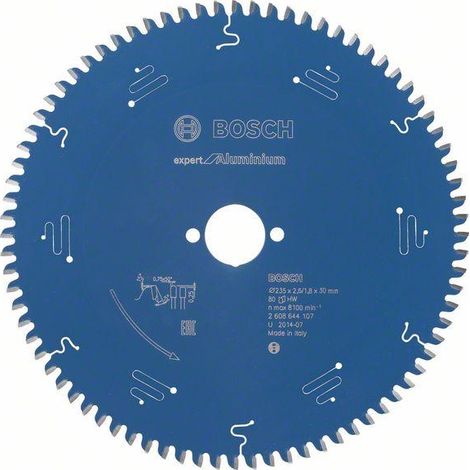 Bosch Expert Lama per sega circolare 235 mm 80 denti