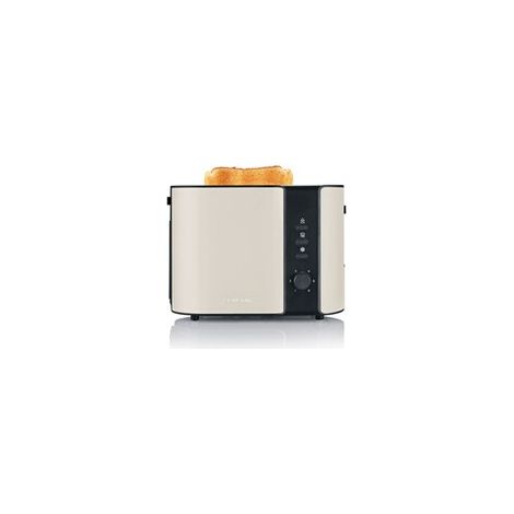 Severin 9576 Grille-pain voyant lumineux, avec grille spéciale viennoisieries intégrée beige, noir (1/4)