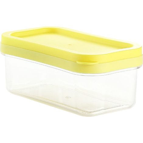 Coupe-beurre multi-pièces en acier inoxydable avec couvercle, coupe facile pour deux bâtonnets de 113 g (4 oz), récipient à beurre réfrigéré pour comptoir. (1/5)
