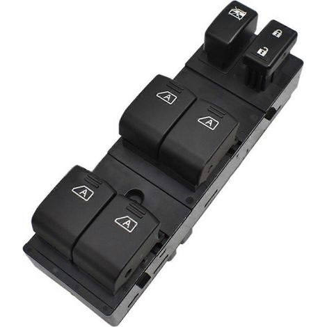 Elektrischer Fensterheberschalter links (Fahrerseite) für Infiniti – Schwarz (1/5)