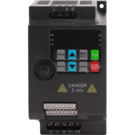 Convertisseur de fréquence VFD Mini SKI780-0D75G-1, variateur de vitesse monophasé 220V vers triphasé 220V, 0,75kW, 220VAC, pour moteur industriel (1/5)