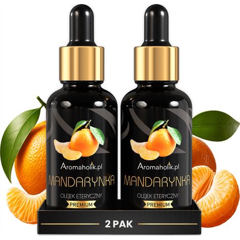 ACEITE NATURAL DE MANDARINA, FUERTE, ESENCIAL NATURAL, 2 x 30 ml