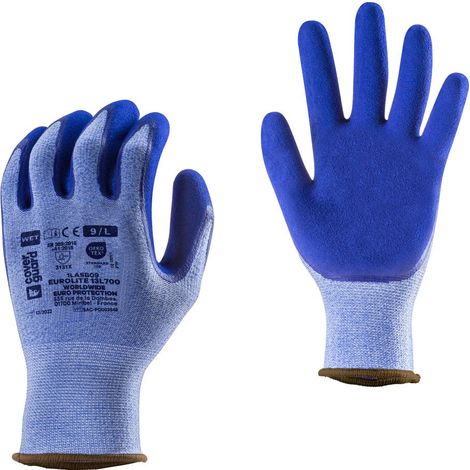 Guanti da lavoro spalmati in lattice Coverguard Eurolite 13L700 (1/4)