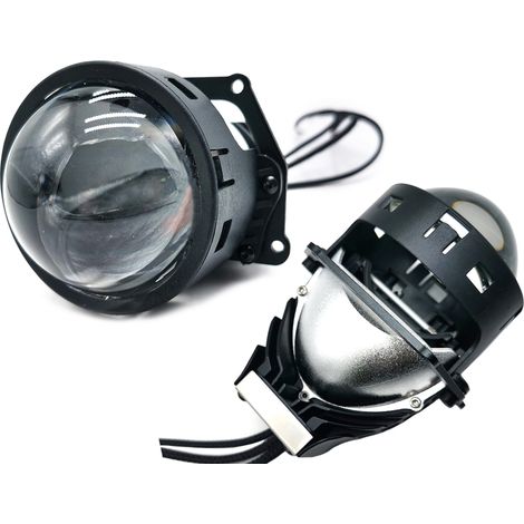 Kit Lenticolare Full Led Proiettore Bi-Led 3 Pollici 45W Universale Retrofit Compatibile Hella 5 (1/3)