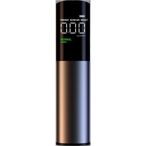 Testeur d'alcool électronique, rechargeable, écran LCD, capteur semi-conducteur (1/5)