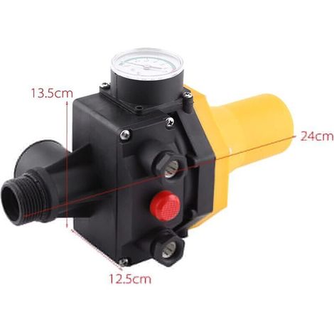 Druckregler für Wasserpumpen, Druckschalter, automatische Wasserpumpe mit Manometer, 220 V A (1/5)