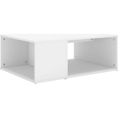Maison Exclusive - Tavolino da Salotto Bianco 90x67x33 cm in Legno Multistrato (1/5)