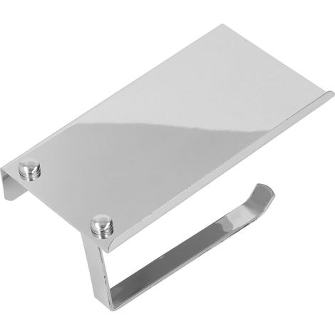 Distributeur de papier essuie-tout en acier inoxydable sans perforation, double usage, pour salle de bain domestique K6 304 (1/5)