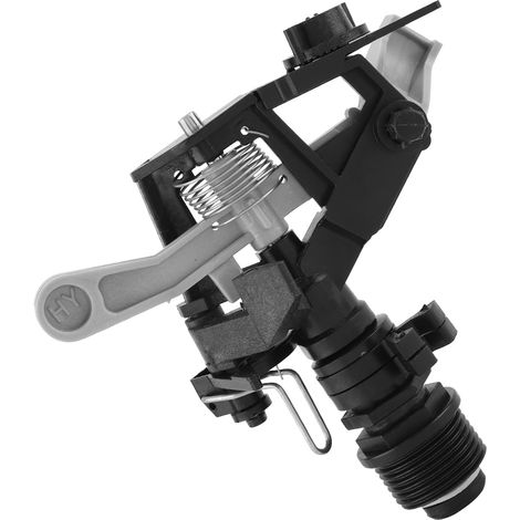 Lot de 2 têtes d'arrosage à bras oscillant réglables pour pelouses, jardins, irrigation et aménagement paysager (1/5)