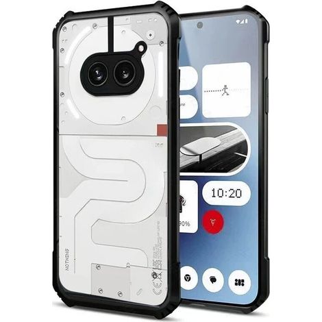 Funda para iPhone 2a / 2a Plus, híbrida anticaída, negra (1/5)