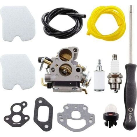Carburatore con filtro dell'aria e candela di accensione per Husqvarna 235 235E 236 236E 240 240E 120 MARK II Jonsered CS2234 CS2238 Motosega di ricambio 574719402 545072601 (1/5)
