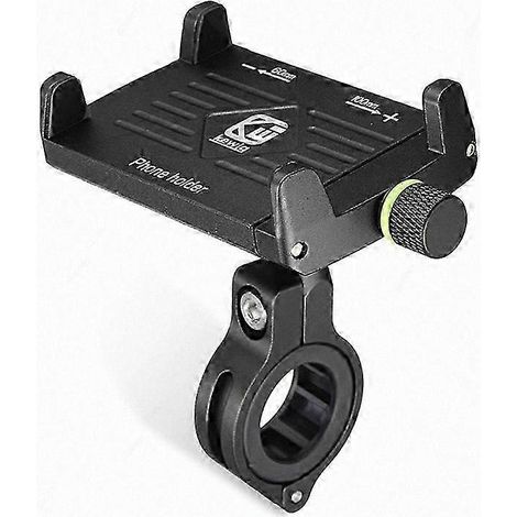 Handyhalterung für den Lenker von E-Bikes/Motorrädern, 360° drehbare Smartphone-Halterung aus Aluminiumlegierung, robuste Lenkerklemmung, wasserdichter Clip, kompatibel mit Smartphones von 4,7 bis 7,2 (1/5)