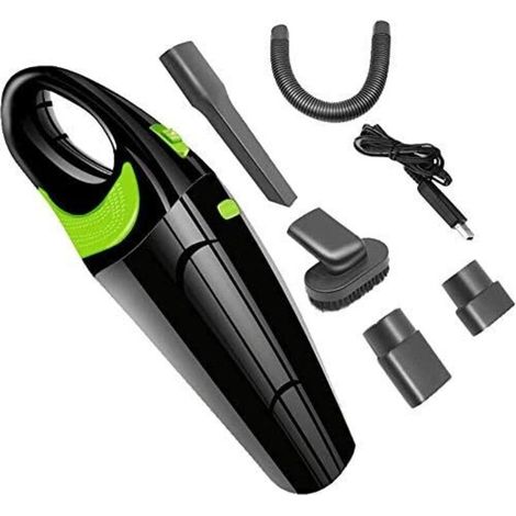 Kabelloser Handstaubsauger, 4000 Pa Autostaubsauger, 120 W Leistung, USB-aufladbar, Nass- und Trockensauger