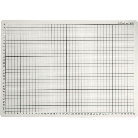 Tapis de coupe - Non spécifié - 30 x 45 cm - Épaisseur 3 mm - Face quadrillée