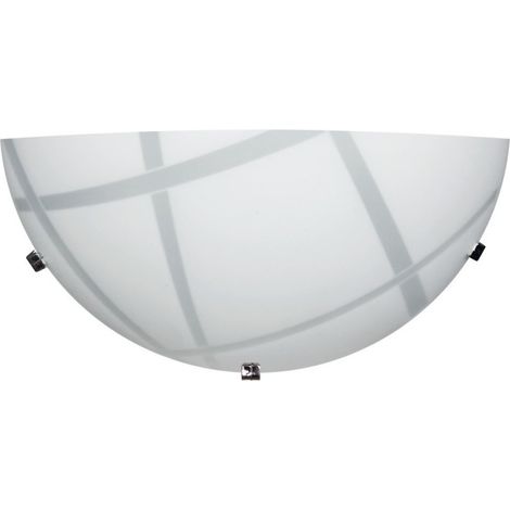 Applikation weiße Glasplatte Chrom Haken 30x10xh.15 cm