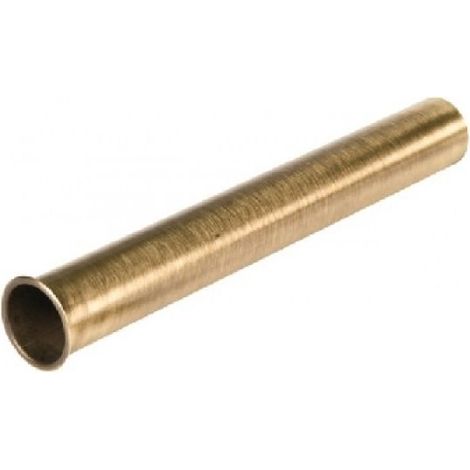 CANOTTO IN OTTONE CON FLANGIA D. 30x300 Ramato/Flangia 1&quot1/4