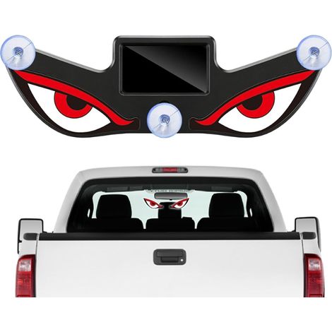Yeux LED pour voiture Sticker Dynamique Solaire Étanche avec Port (1/5)