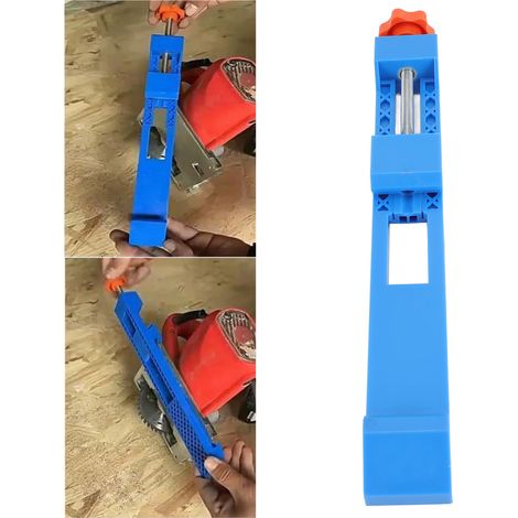 Base légère et robuste en plastique ABS pour le travail du bois, outil de découpe de planches modifié, accessoire de base pour machine de découpe adapté aux machines de découpe générant de la poussièr (1/5)
